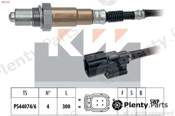 KW 498153 — Lambda Sensor Made in Italy - OE Equivalent