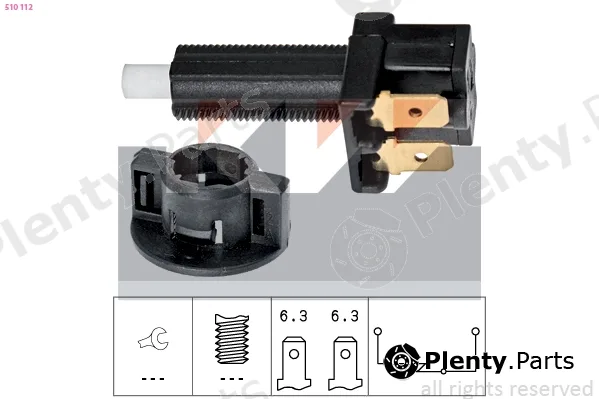 KW 510112 — Stop Light Switch Made in Italy - OE Equivalent