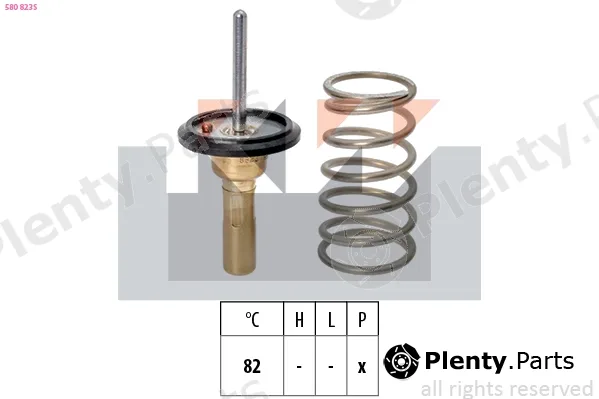 KW 580823S — Thermostat, coolant Made in Italy - OE Equivalent