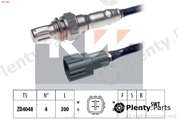 KW 497961 — Lambda Sensor Made in Italy - OE Equivalent