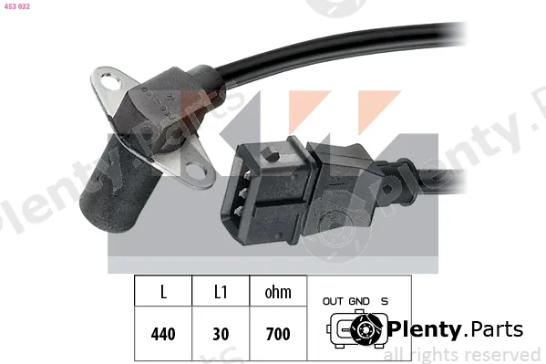 KW 453032 — Sensor, crankshaft pulse Made in Italy - OE Equivalent
