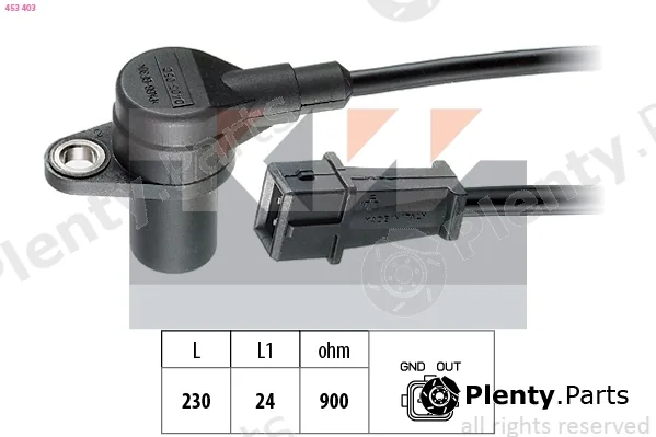 KW 453403 — Sensor, crankshaft pulse Made in Italy - OE Equivalent