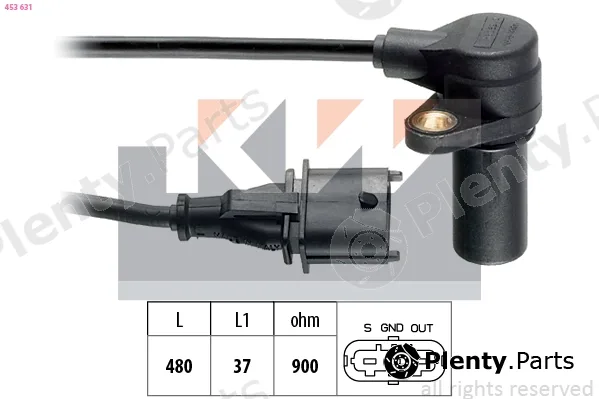 KW 453631 — Sensor, crankshaft pulse Made in Italy - OE Equivalent