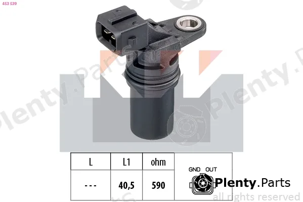 KW 453539 — Sensor, RPM Made in Italy - OE Equivalent