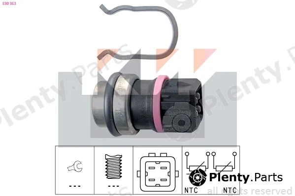 KW 530353 — Sensor, coolant temperature Made in Italy - OE Equivalent