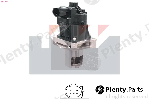 KW 463125 — EGR Valve Made in Italy - OE Equivalent