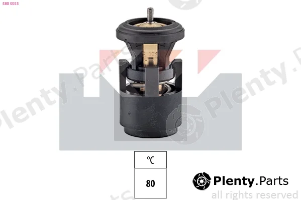 KW 580555S — Thermostat, coolant Made in Italy - OE Equivalent