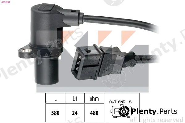 KW 453297 — Sensor, crankshaft pulse Made in Italy - OE Equivalent
