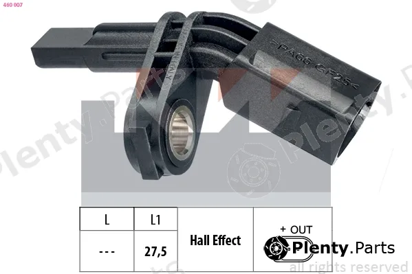 KW 460007 — Sensor, wheel speed Made in Italy - OE Equivalent