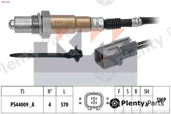 KW 498548 — Lambda Sensor Made in Italy - OE Equivalent