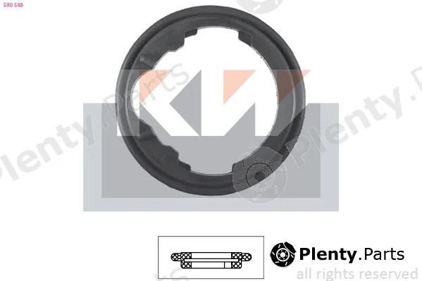 KW 590548 — Seal, thermostat Made in Italy - OE Equivalent