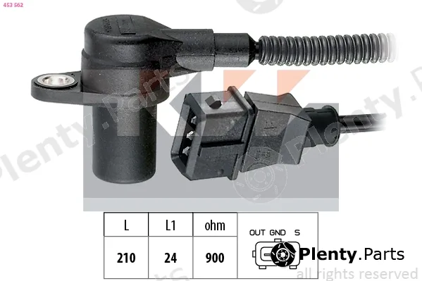 KW 453562 — Sensor, crankshaft pulse Made in Italy - OE Equivalent