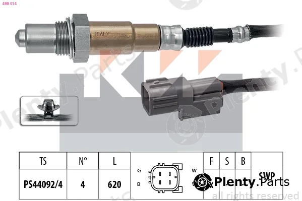 KW 498514 — Lambda Sensor Made in Italy - OE Equivalent