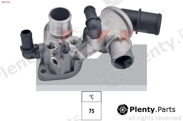 KW 580193 — Thermostat, coolant Made in Italy - OE Equivalent