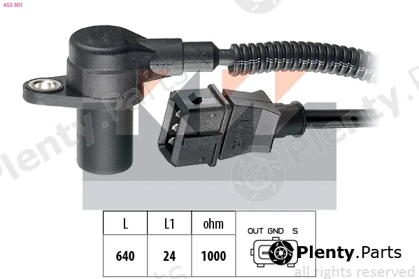 KW 453301 — Sensor, crankshaft pulse Made in Italy - OE Equivalent
