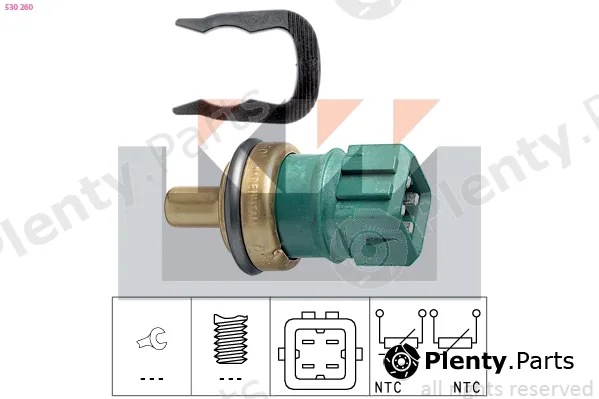 KW 530260 — Sensor, coolant temperature Made in Italy - OE Equivalent