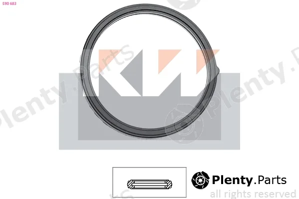KW 590683 — Seal, thermostat Made in Italy - OE Equivalent