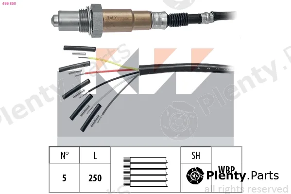 KW 498560 — Lambda Sensor Made in Italy - OE Equivalent