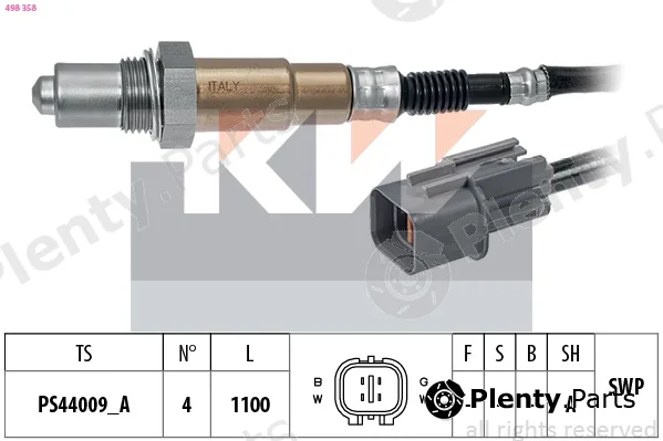 KW 498358 — Lambda Sensor Made in Italy - OE Equivalent