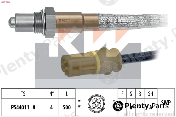 KW 498328 — Lambda Sensor Made in Italy - OE Equivalent