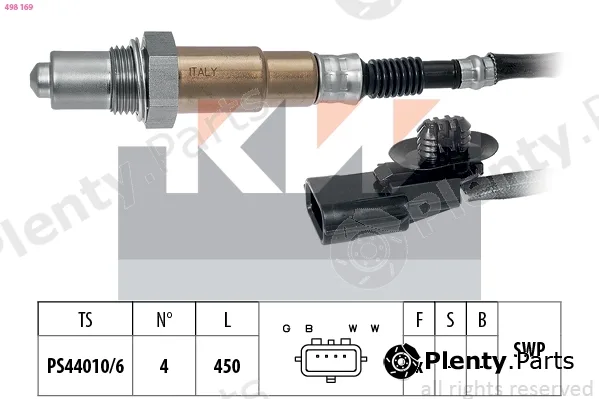 KW 498169 — Lambda Sensor Made in Italy - OE Equivalent