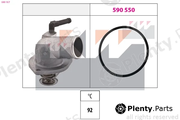 KW 580157 — Thermostat, coolant Made in Italy - OE Equivalent