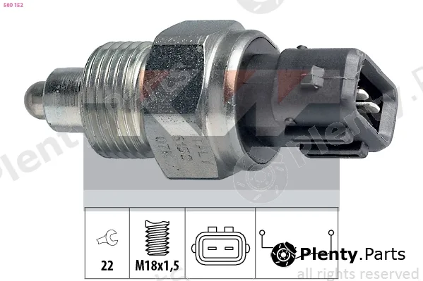 KW 560152 — Switch, reverse light Made in Italy - OE Equivalent