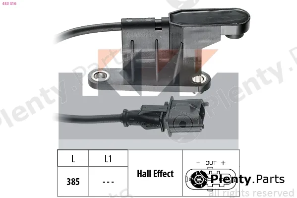 KW 453316 — Sensor, camshaft position Made in Italy - OE Equivalent