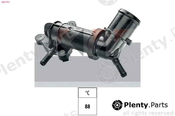 KW 580973 — Thermostat, coolant Made in Italy - OE Equivalent