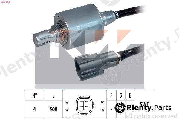 KW 497464 — Lambda Sensor Made in Italy - OE Equivalent