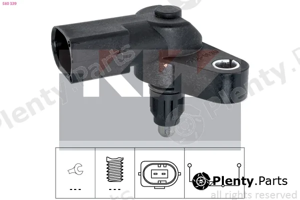 KW 560339 — Switch, reverse light Made in Italy - OE Equivalent