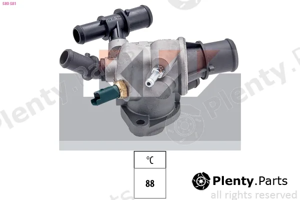 KW 580581 — Thermostat, coolant Made in Italy - OE Equivalent