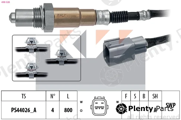 KW 498525 — Lambda Sensor Made in Italy - OE Equivalent