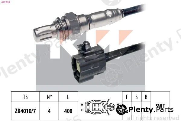 KW 497559 — Lambda Sensor Made in Italy - OE Equivalent