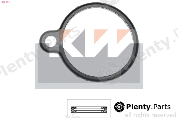 KW 590651 — Seal, thermostat Made in Italy - OE Equivalent