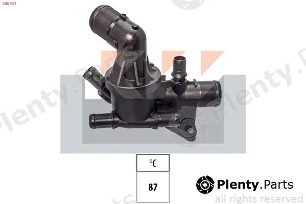 KW 580951 — Thermostat, coolant Made in Italy - OE Equivalent