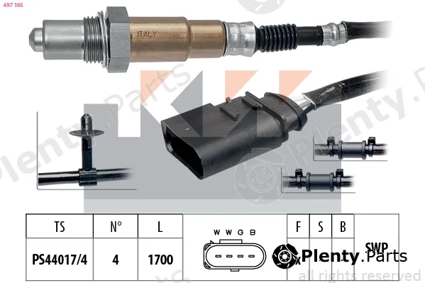 KW 497165 — Lambda Sensor Made in Italy - OE Equivalent