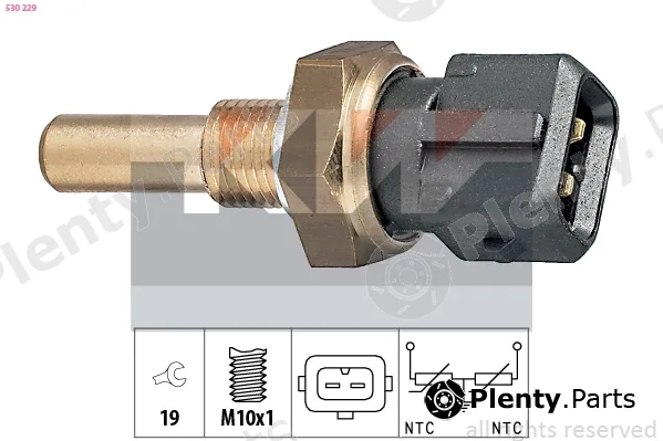 KW 530229 — Sensor, coolant temperature Made in Italy - OE Equivalent