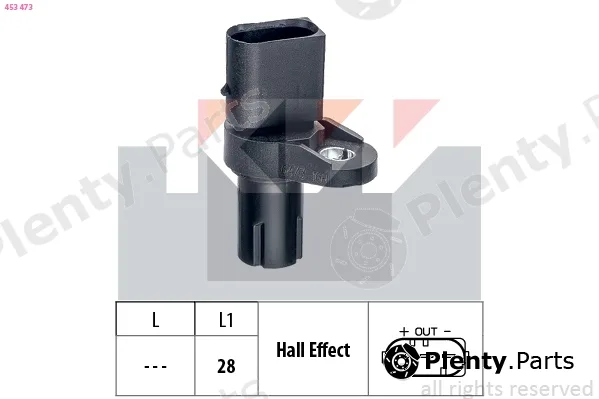 KW 453473 — Sensor, crankshaft pulse Made in Italy - OE Equivalent