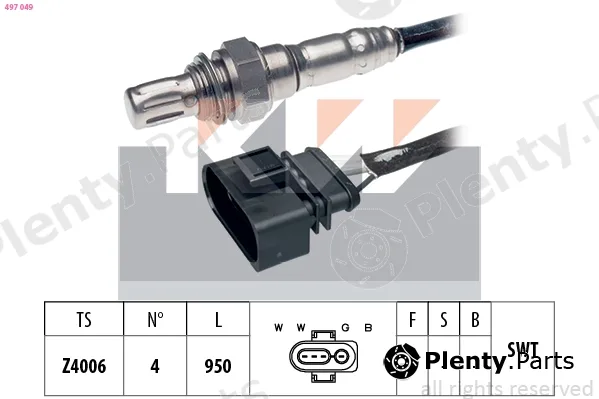 KW 497049 — Lambda Sensor Made in Italy - OE Equivalent