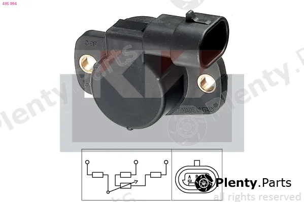KW 495094 — Sensor, throttle position Made in Italy - OE Equivalent