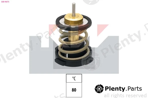 KW 580967S — Thermostat, coolant Made in Italy - OE Equivalent