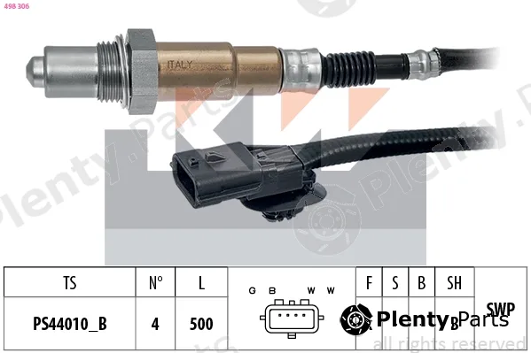 KW 498306 — Lambda Sensor Made in Italy - OE Equivalent