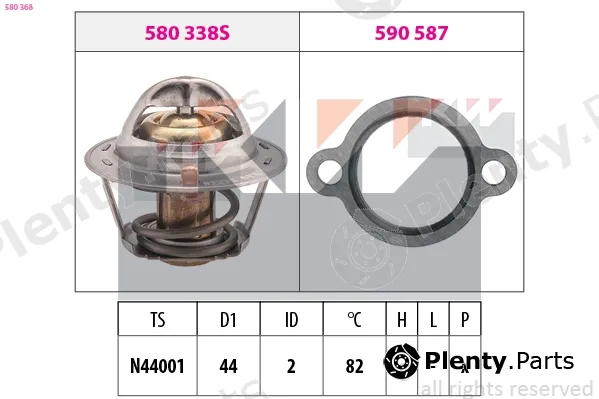 KW 580368 — Thermostat, coolant Made in Italy - OE Equivalent