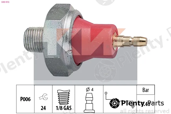 KW 500015 — Oil Pressure Switch Made in Italy - OE Equivalent