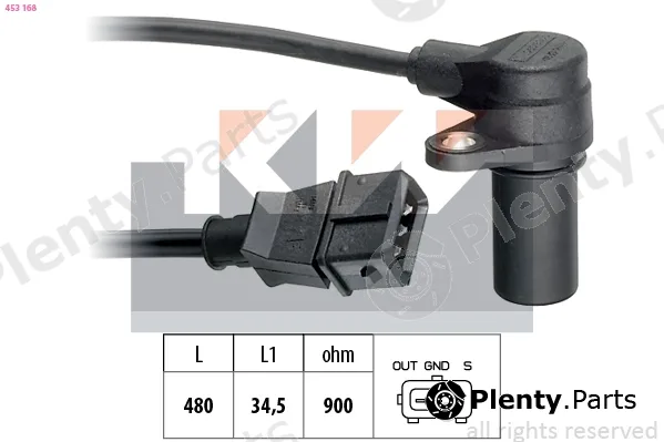 KW 453168 — Sensor, crankshaft pulse Made in Italy - OE Equivalent