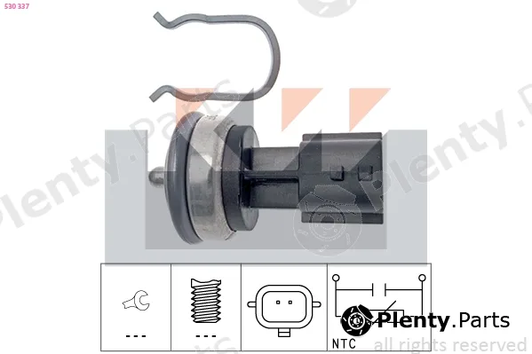 KW 530337 — Sensor, coolant temperature Made in Italy - OE Equivalent