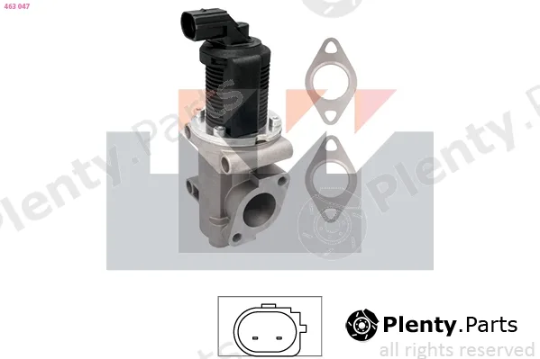 KW 463047 — EGR Valve Made in Italy - OE Equivalent