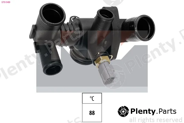 KW 579949 — Thermostat, coolant Made in Italy - OE Equivalent