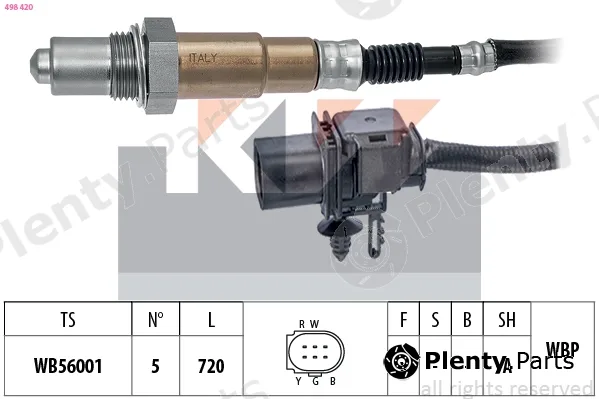 KW 498420 — Lambda Sensor Made in Italy - OE Equivalent